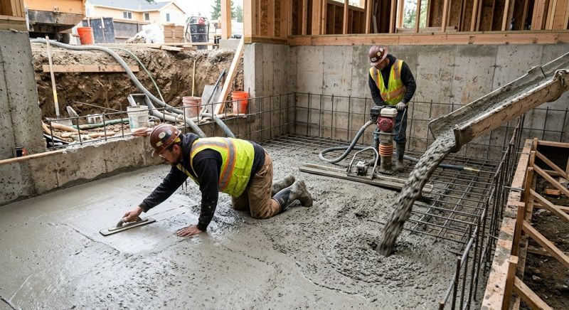 Basement Concrete Installation in Annandale, VA