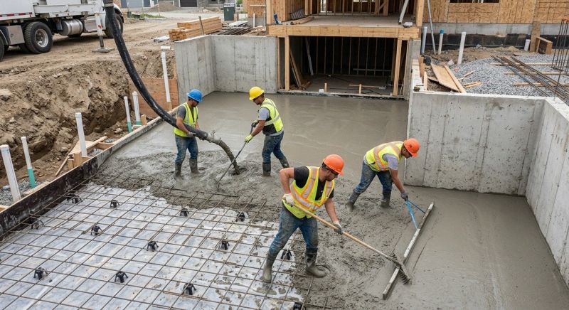 Basement Concrete Installation in Capitol Heights, MD