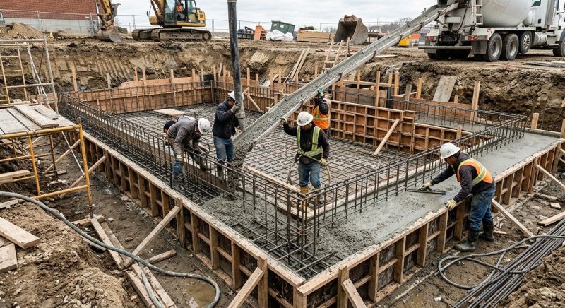 Basement Concrete Installation in Silver Spring, MD