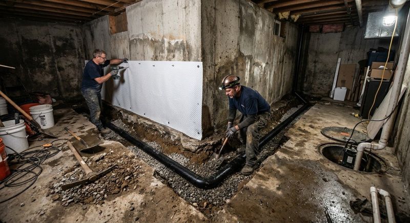 Basement Concrete Installation in Springfield, VA