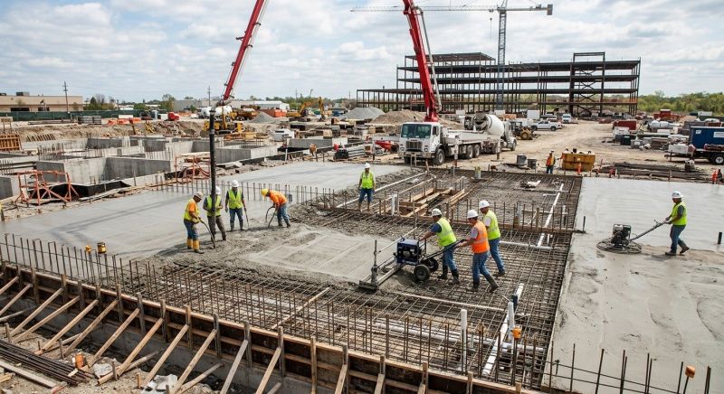 Commercial Slab Construction in Clinton, MD