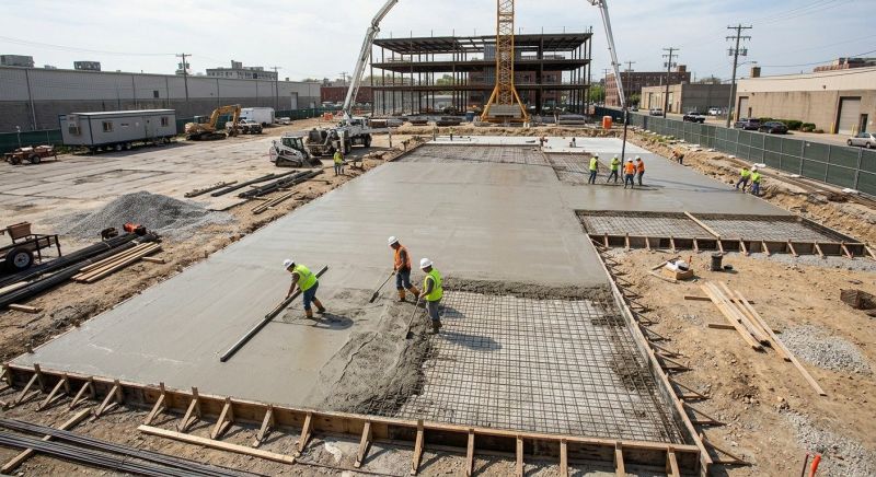 Commercial Slab Installation in Indian Head, MD