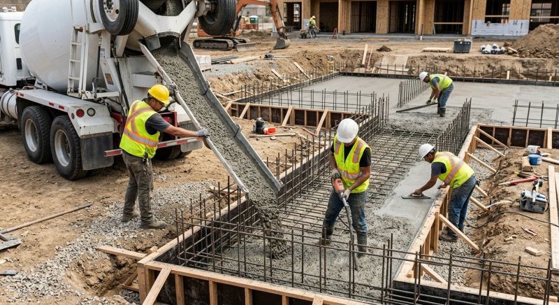 Foundation Wall Pouring in Arlington, VA