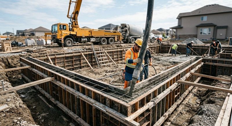 Foundation Wall Pouring in Cheltenham, MD