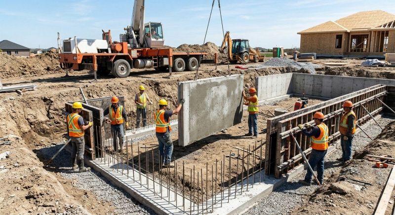 Foundation Wall Pouring in Crofton, MD