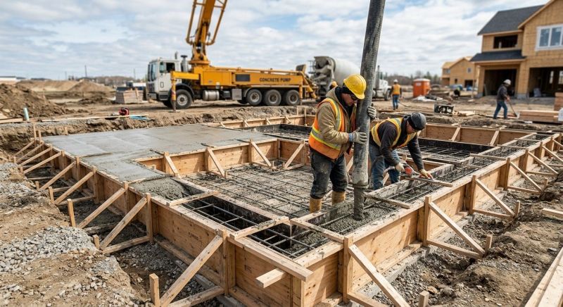 Poured Foundation Installation in Prince Georges County, MD